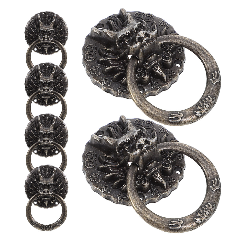 Vintage Furniture Hardware Replacement - 6Pcs Vintage Alloy Drawer Pulls Retro