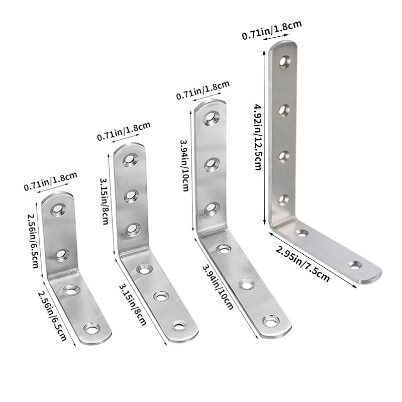 4pcs Right Angle Brackets, L-S - Used Furniture Hardware recensie en prijs