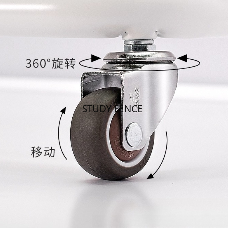 4pcs Silent Rubber Casters Rot - Used Furniture Hardware recensie en prijs