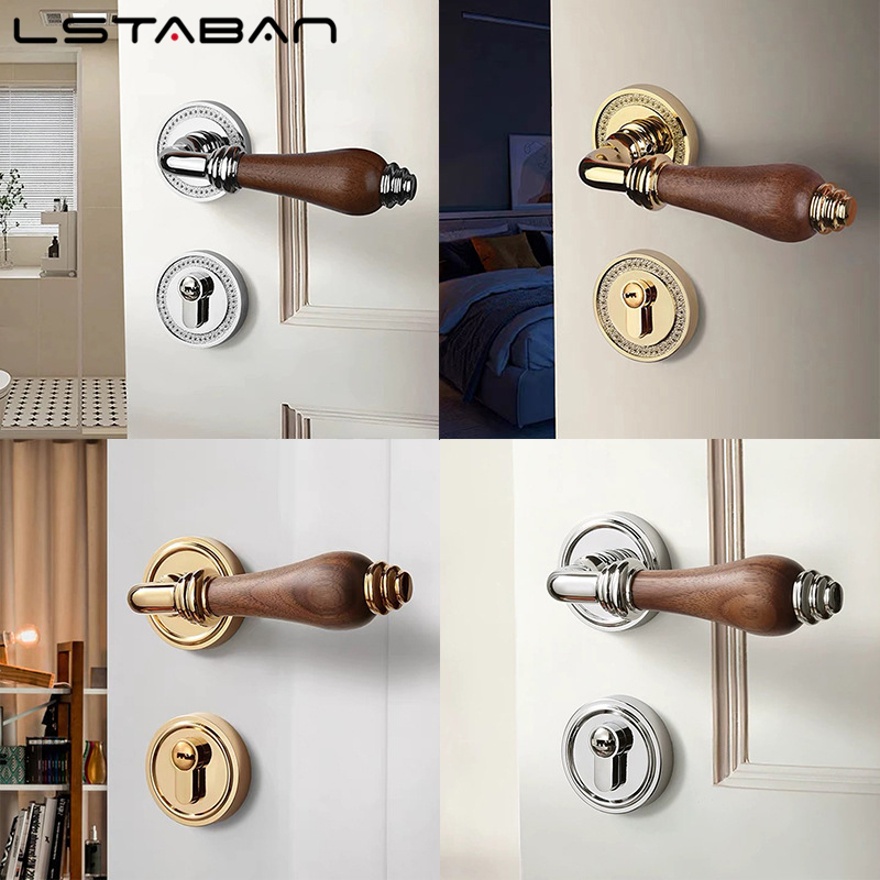 Euro Walnut Wood Handle Door L - Furniture Hardware Locks recensie en prijs