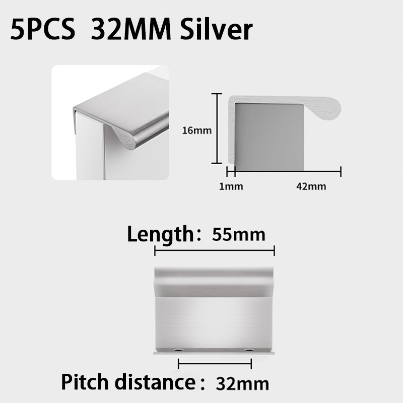5PCS Side-mounted Handle Alumi - Furniture Hardware China recensie en prijs