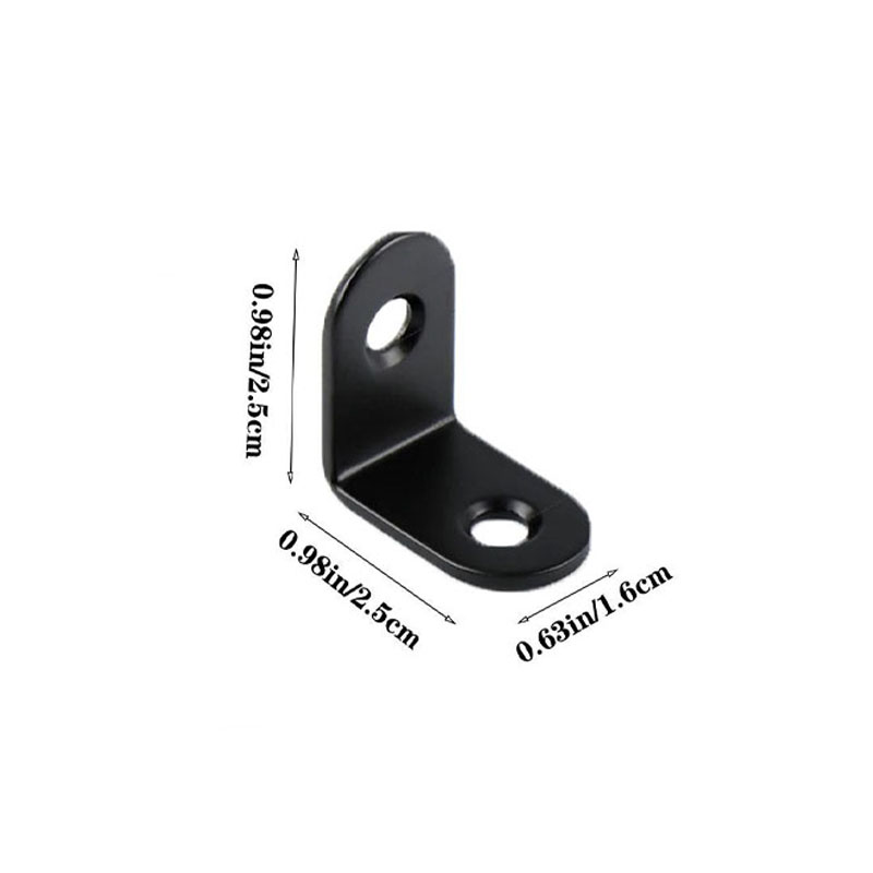 12pcs black metal right angle  - Used Furniture Hardware recensie en prijs