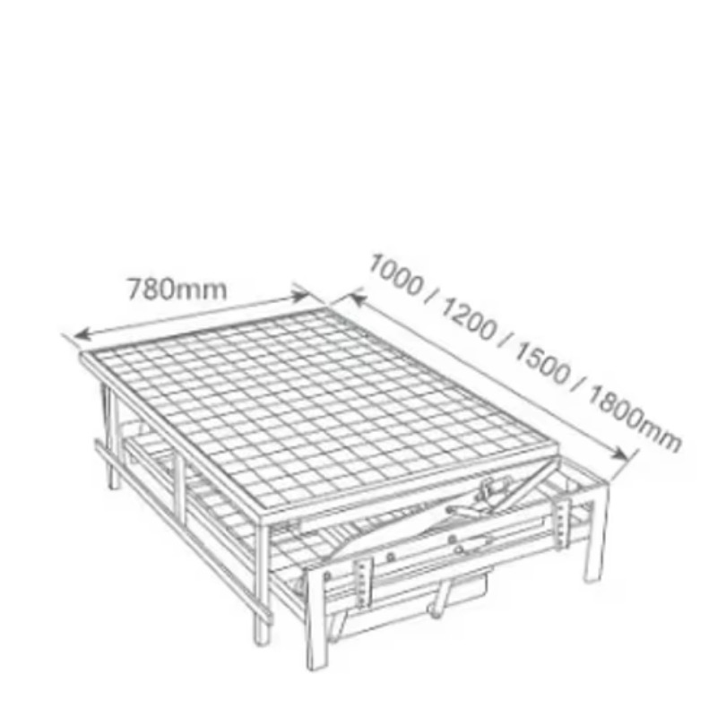Multifunctional three-fold fli - Furniture Hardware For Bed recensie en prijs