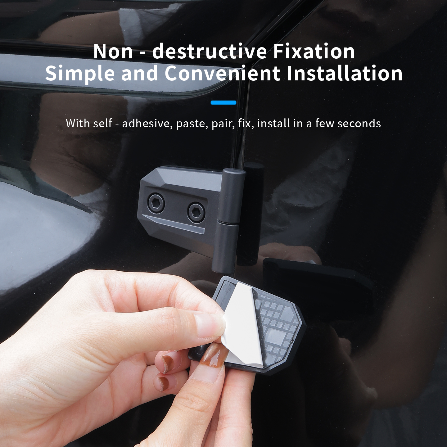 2PCS ABS Car Engine Hood Door  - Furniture Hardware Fitting recensie en prijs