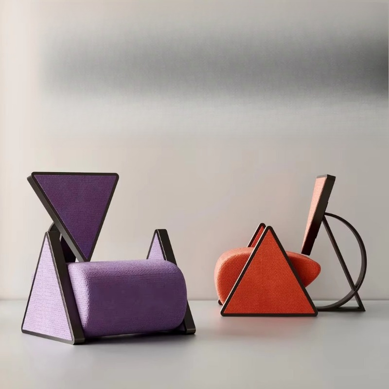 Modern metal triangular lounge - Used Furniture Hardware recensie en prijs