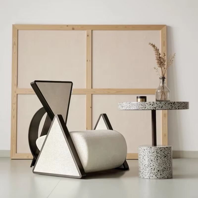 Modern metal triangular lounge - Used Furniture Hardware recensie en prijs