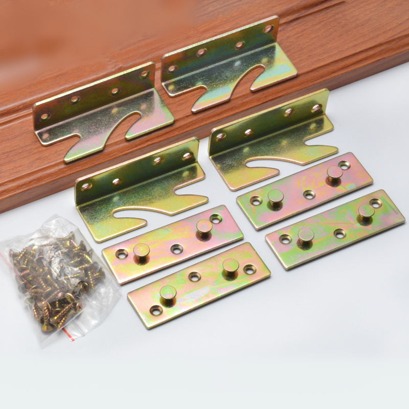 1 Set (4pcs) Bed Hinged Wood B - Furniture Hardware For Bed recensie en prijs
