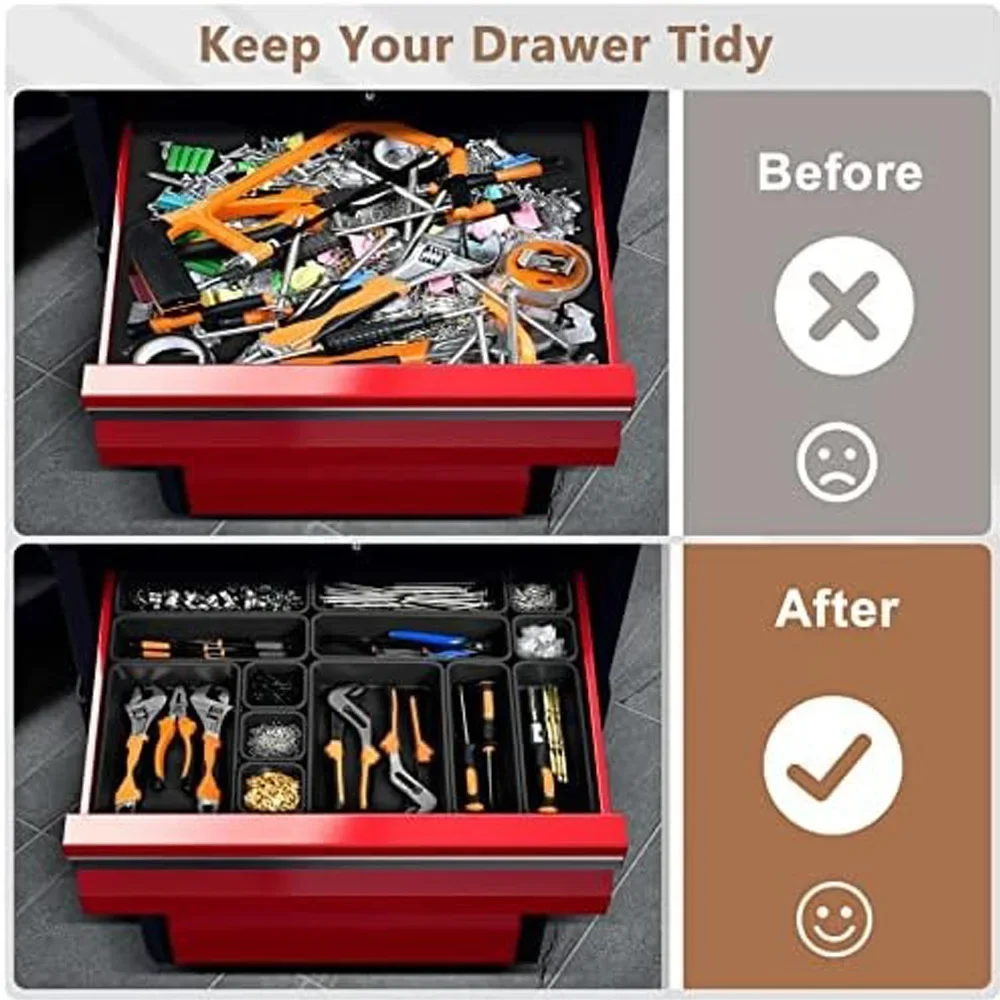32PCS Desk Drawer Organizers 3 - Drawer Organizer Peg recensie en prijs