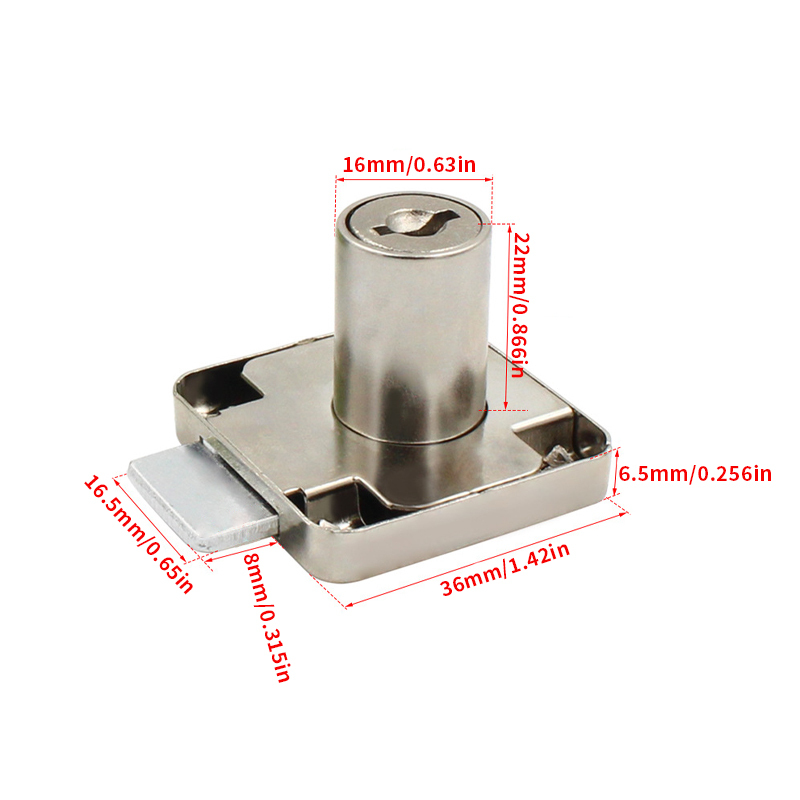 2/5 Sets of Drawer Locks with  - Used Furniture Hardware recensie en prijs