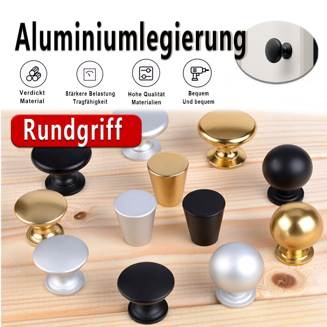 5PCS Aluminum  Kitchen Cupboar - Furniture Hardware China recensie en prijs