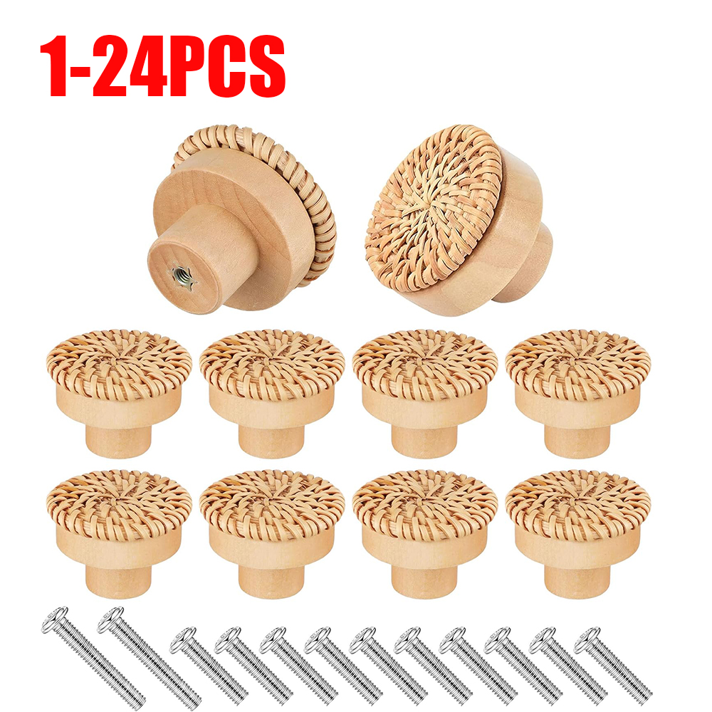 1-24pcs Rattan Wooden Handles  - Furniture Hardware China recensie en prijs