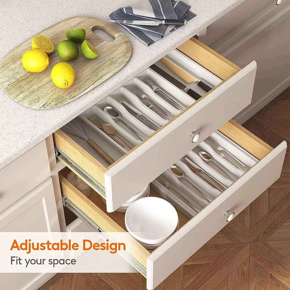 Adjustable Flatware Organizer  - Drawer Organizer Peg recensie en prijs
